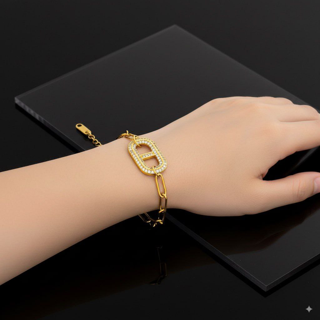 Oriental Bracelets – Single & Double Layer (2×1 Basic & Evening Style) with Zircon Stones S2