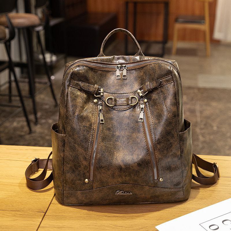 “Classy” Backpack & Shoulder Bag – Premium Leather S1  (Code: 1665)