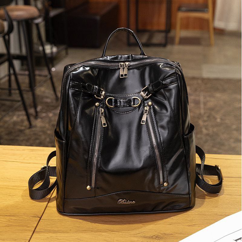 “Classy” Backpack & Shoulder Bag – Premium Leather S1  (Code: 1665)