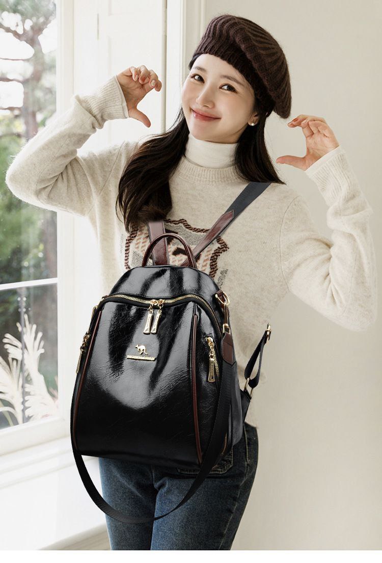 “Royal Chic” Backpack & Shoulder Bag – Premium Leather S1  (Code: 1721)