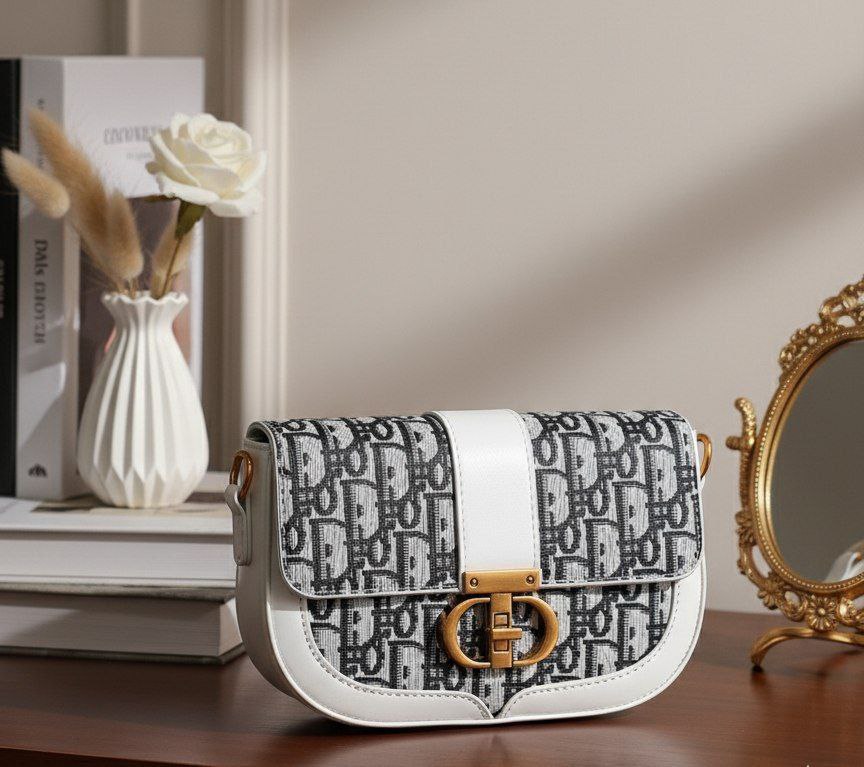 “Dior Class” Cross & Shoulder Bag – Premium Leather S1  (Code: 1669)