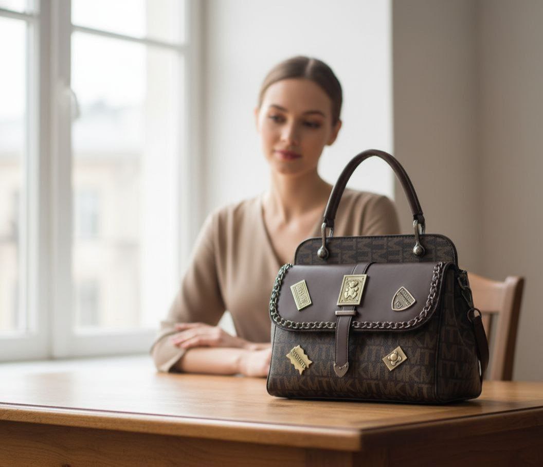 “Two Moods” Reversible Cross Bag – Elegant Design S1  (Code: 1513)