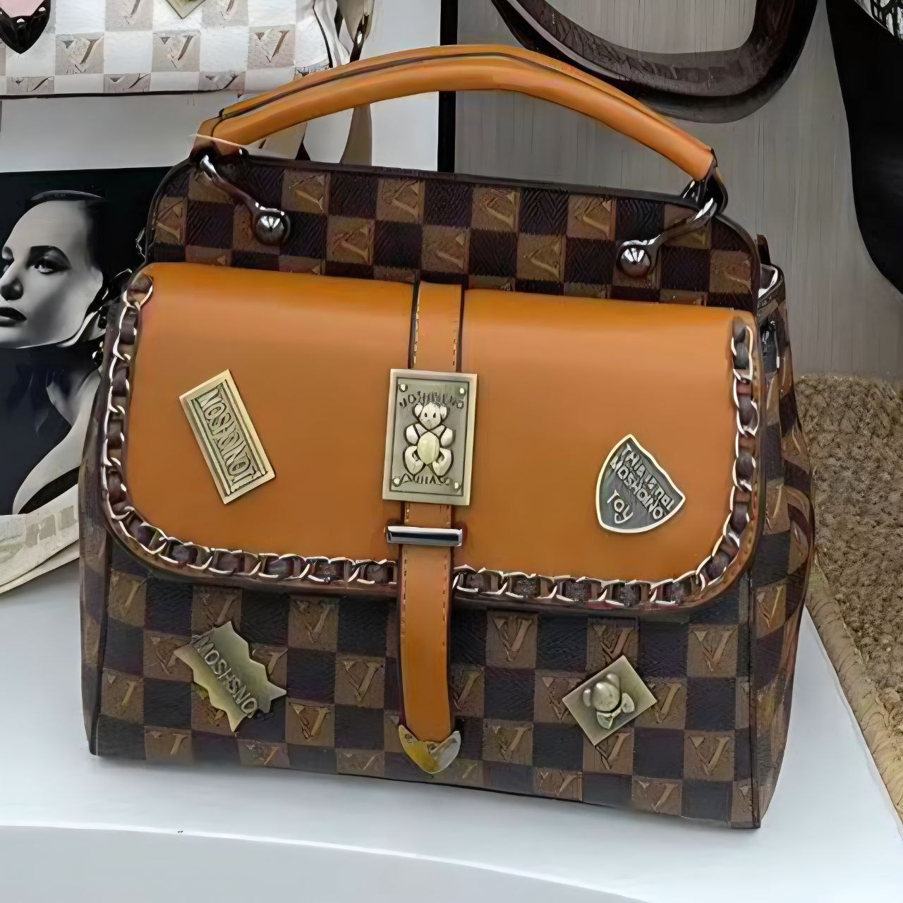 “Two Moods” Reversible Cross Bag – Elegant Design S1  (Code: 1513)