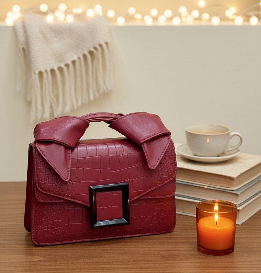 “Chic Legacy” Imported Cross Bag – Premium Leather S1  (Code: 1600)