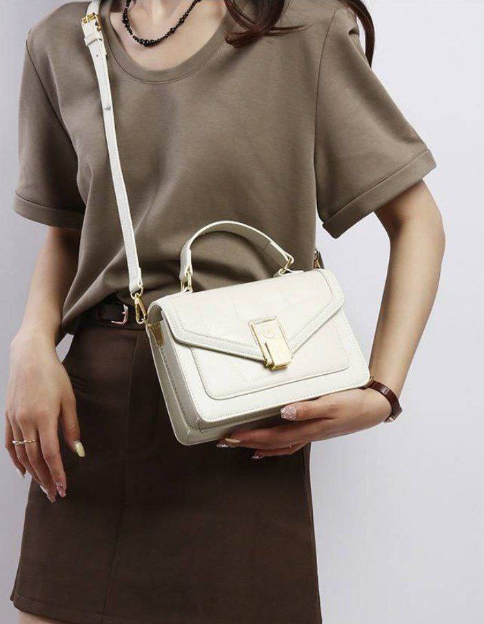 “LK Elegance” Imported Cross Bag – Premium Leather with Warranty Card S1  (Code: 1423)