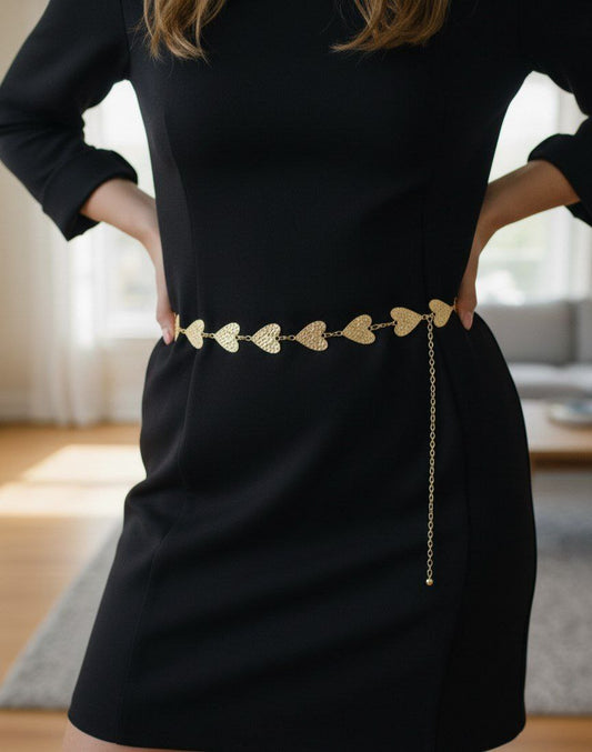 Premium Metal Belt – Colorfast & Elegant S1  (Code: HTR1)