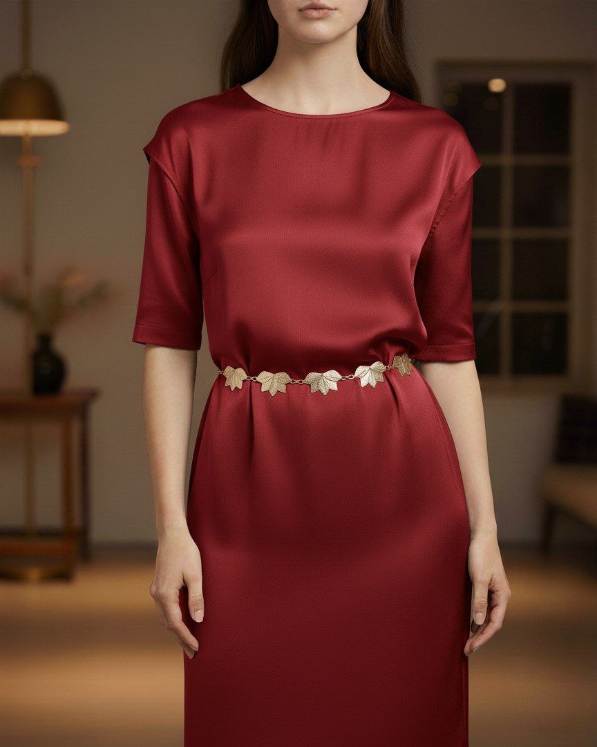 Premium Metal Belt – Colorfast & Elegant S1  (Code: HTR1)