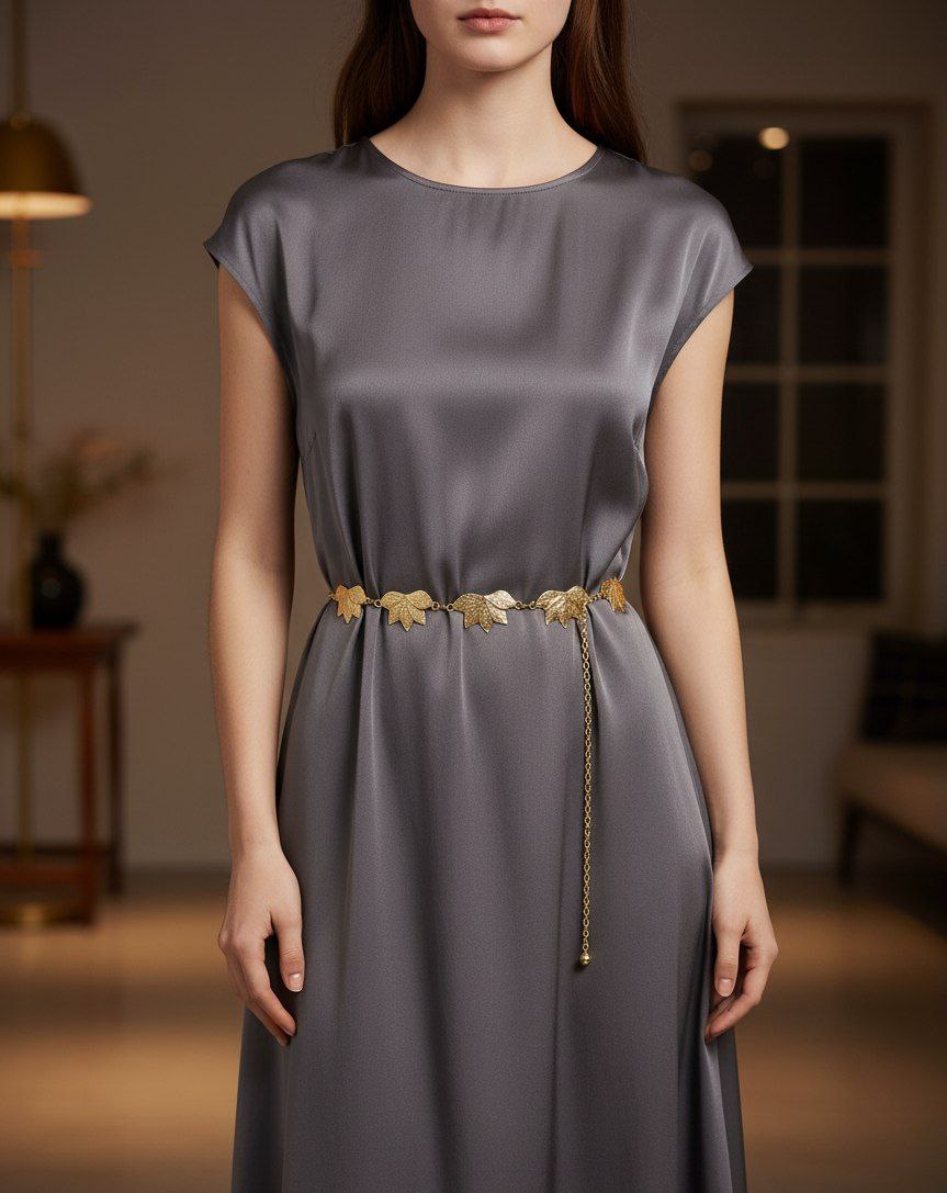 Premium Metal Belt – Colorfast & Elegant S1  (Code: HTR1)