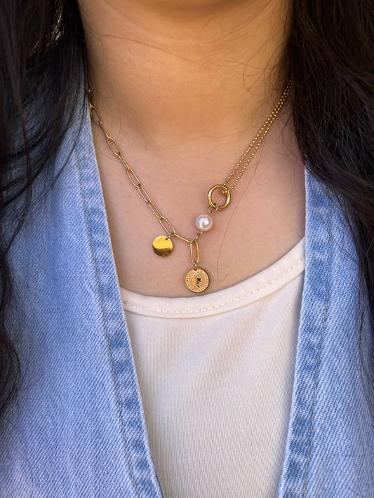 Queen Stainless Steel 316 Necklace – 45 cm S1