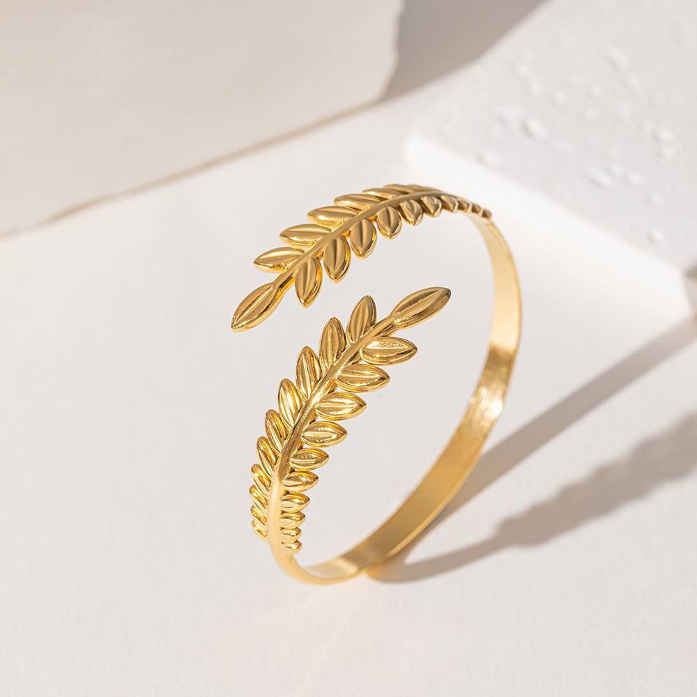 Stainless Steel 316L Jewelry Set – Free Size (Ring & Bangle) S1