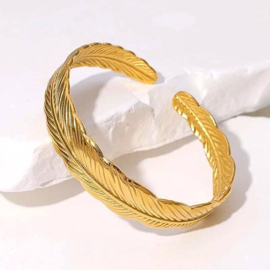 Stainless Steel 316L Adjustable Bangle – Free Size S1