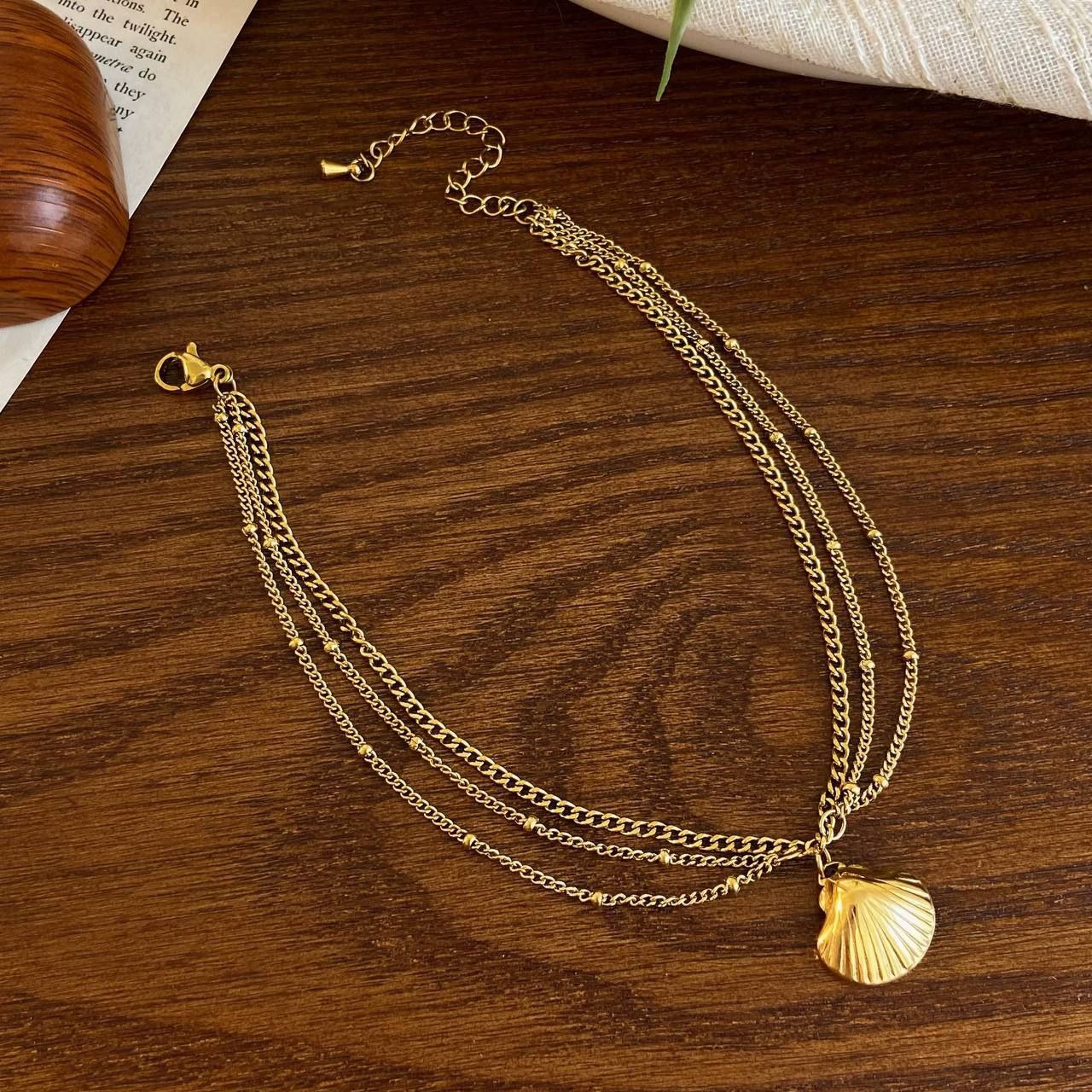 Pure 316L Stainless Steel Anklet – Adjustable S1