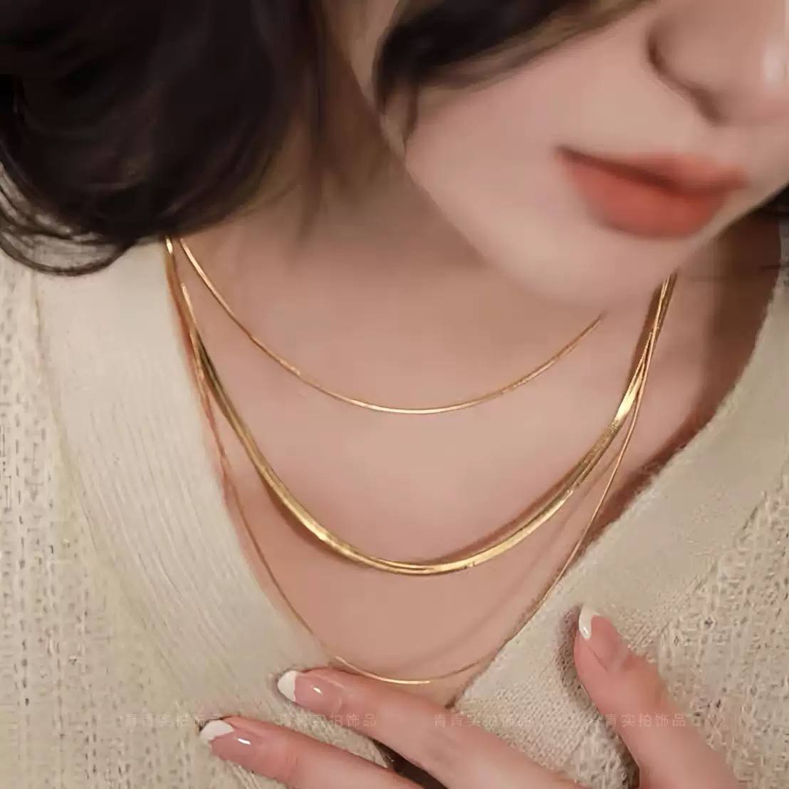 Triple Layer 316L Pure Stainless Steel Necklace S1