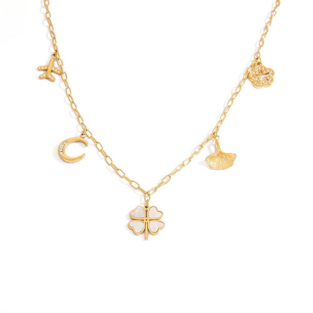 Pure Stainless Steel Necklace & Bracelet Set – 316L S1