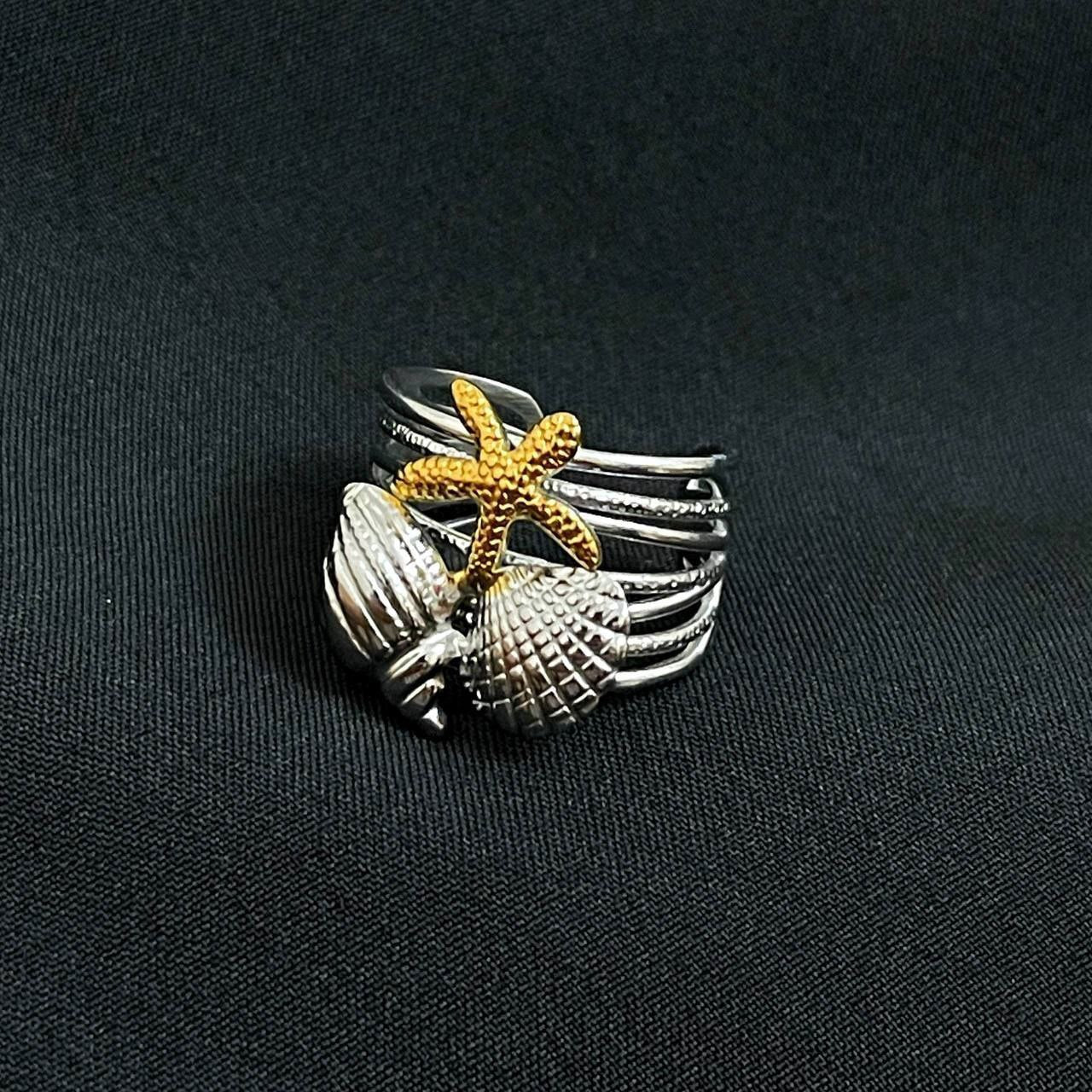 Free-Size 316L Pure Stainless Steel Ring S1