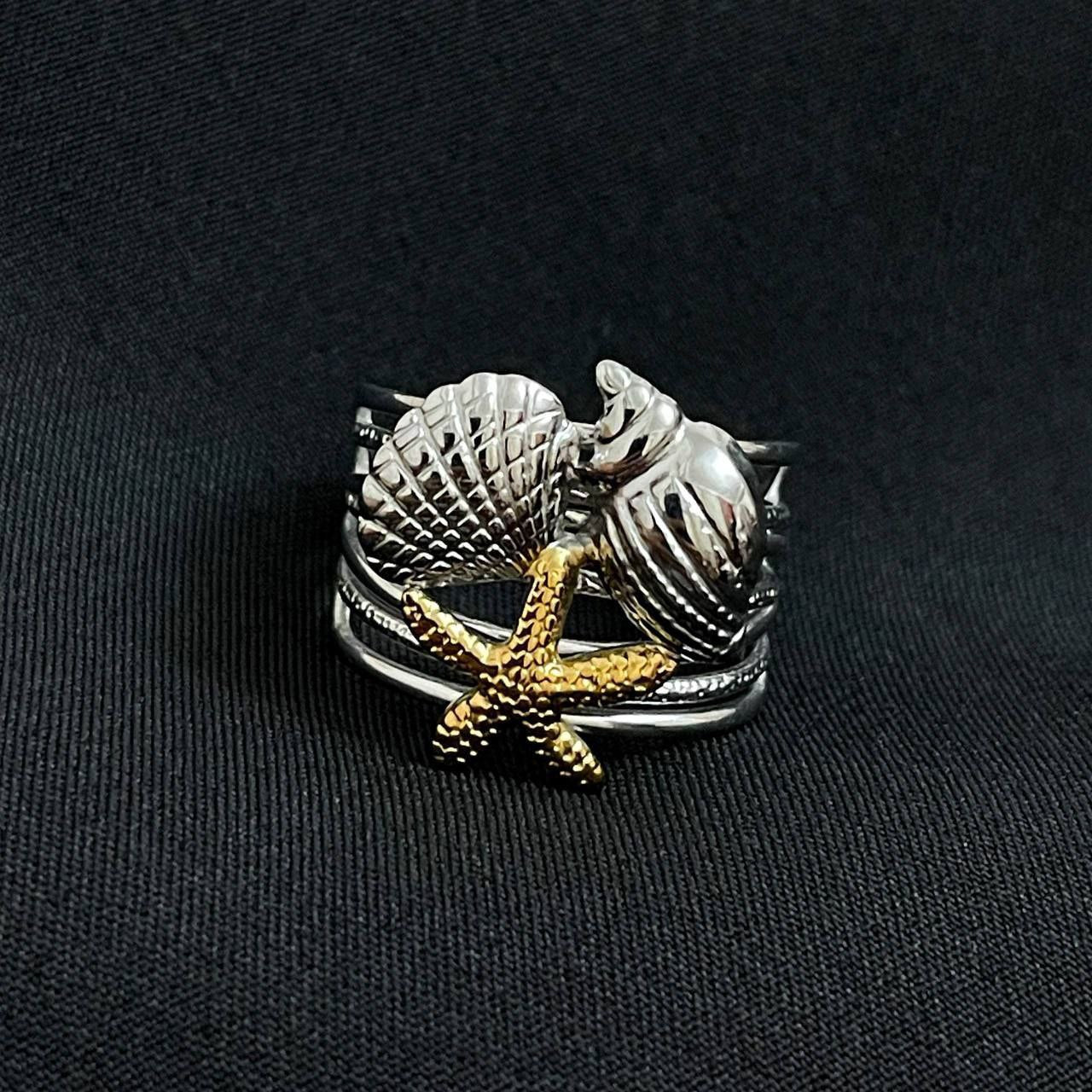 Free-Size 316L Pure Stainless Steel Ring S1