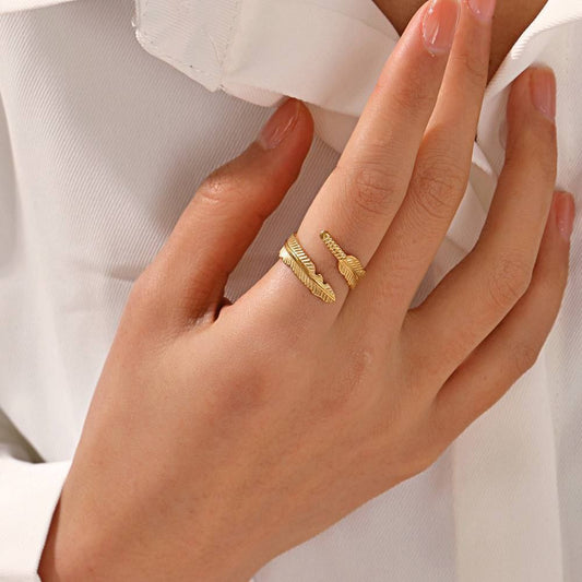 Free-Size 316L Pure Stainless Steel Ring S1