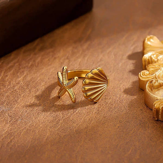 Free-Size 316L Pure Stainless Steel Ring S1