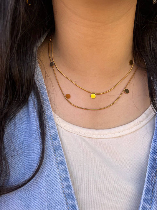 Double-Layer 316L Pure Stainless Steel Necklace S1