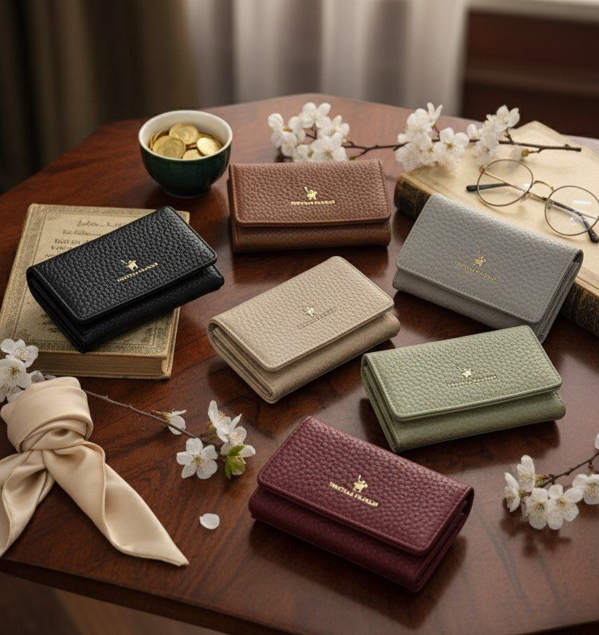 Premium Leather Medium Wallet S1   code : R91