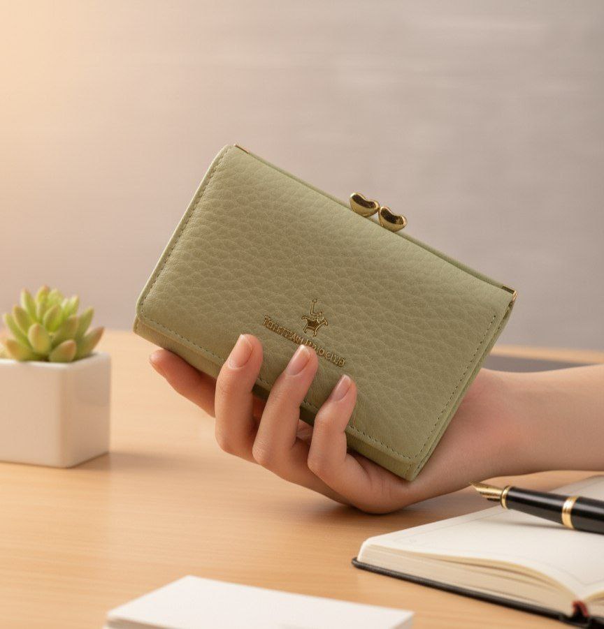 Premium Leather Medium Wallet S1   code : R91