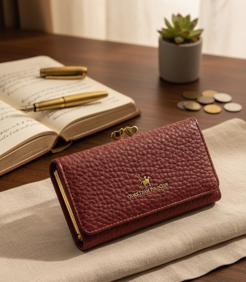 Premium Leather Medium Wallet S1   code : R91