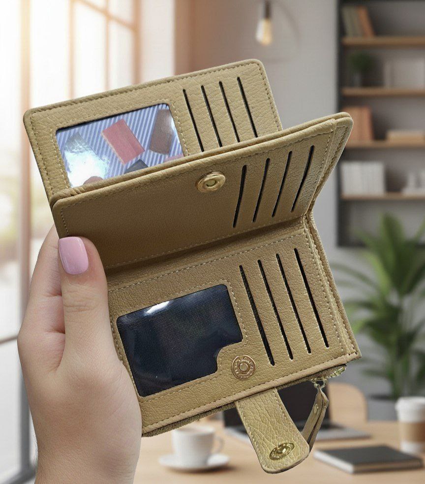 Premium Leather Medium Wallet S1   code : R126