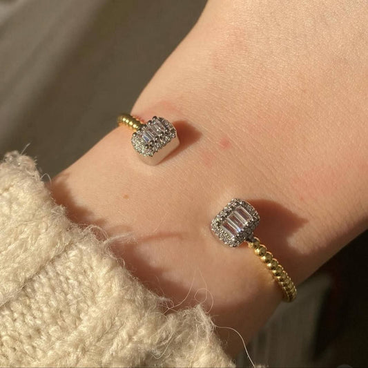 Gold Plated Zircon Bracelet S1