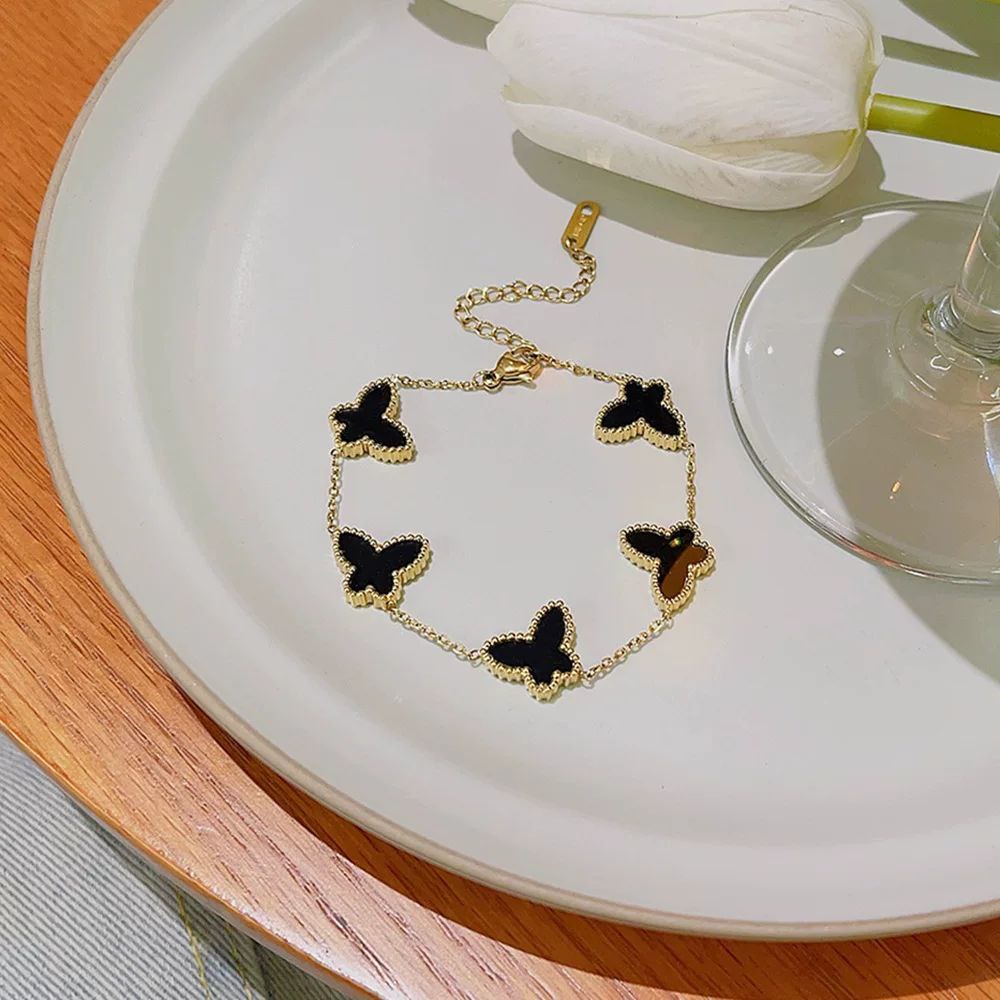 316 Pure Stainless Steel Butterfly Bracelet S1