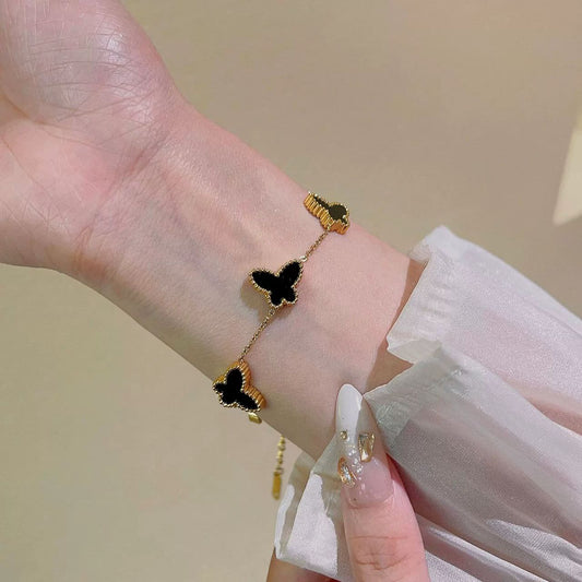 316 Pure Stainless Steel Butterfly Bracelet S1