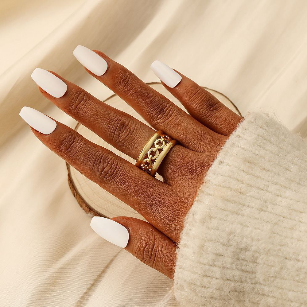 Pure Stainless Steel Ring 316 – Free Size S2