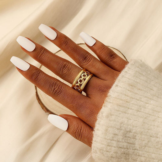 Pure Stainless Steel Ring 316 – Free Size S2