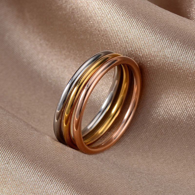 Triple Band Ring – Pure Stainless Steel 316 S2