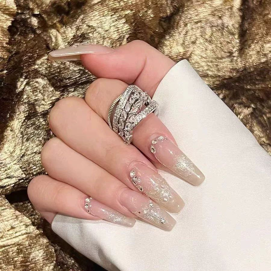 Gold-Plated Zircon Stone Ring – Free Size S1