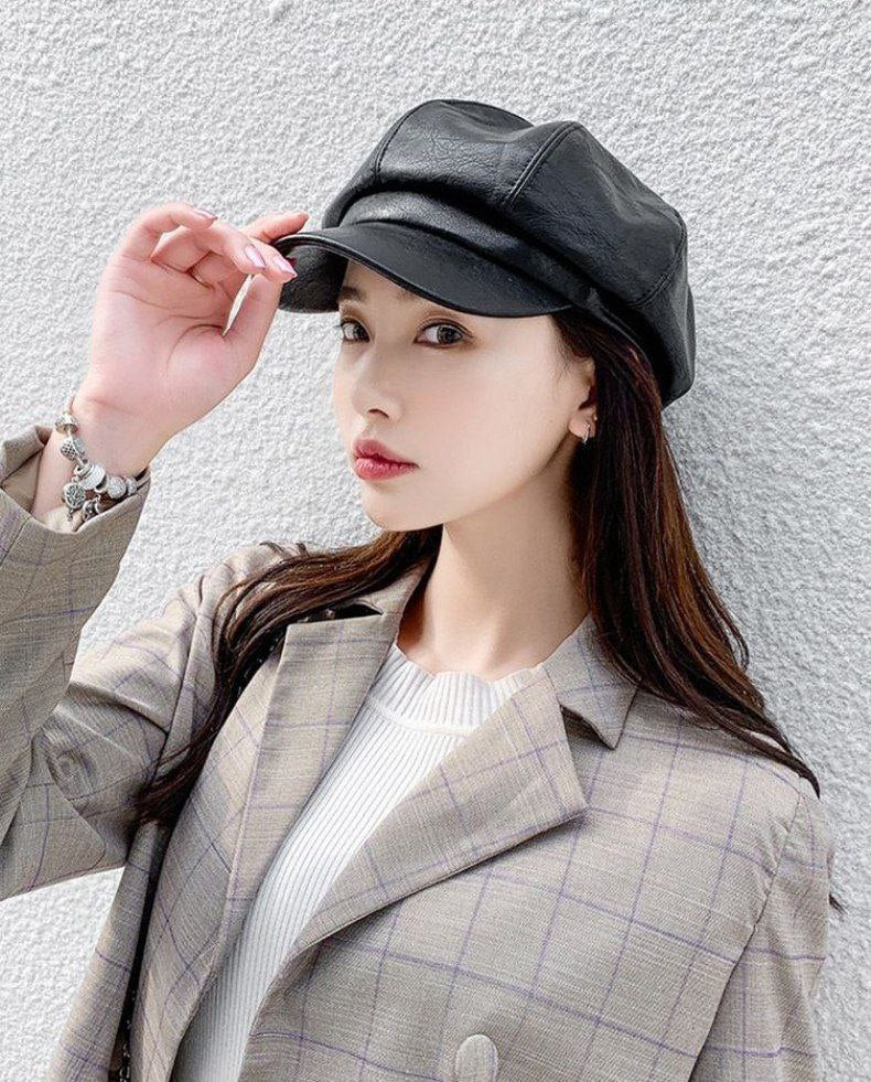 Premium Imported Leather Cap  S1    Code M1200