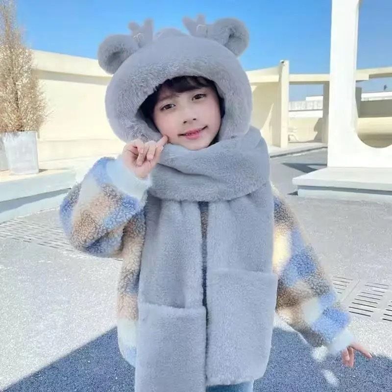 in-1 Ice Cap and Scarf with Hand Warmer Pocket S1  – Code M2700