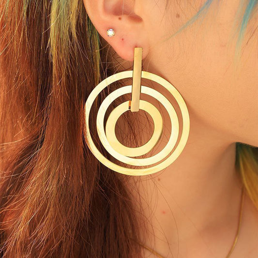 316 Pure Stainless Steel Hoop Earrings S2