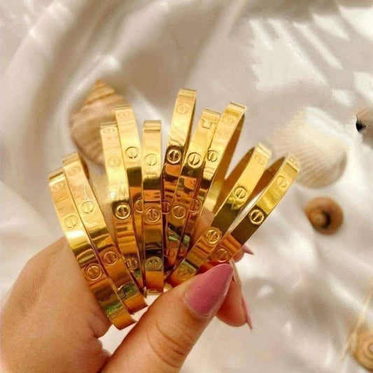 Cartier Style Pure Stainless Steel Bracelet S1