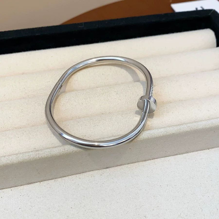 Cartier Style Nail Bracelet – Pure Stainless Steel S1