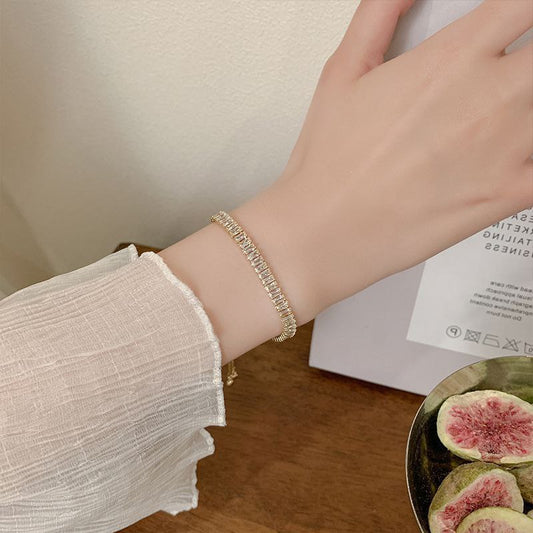 Zircon Studded Adjustable Bangle S2