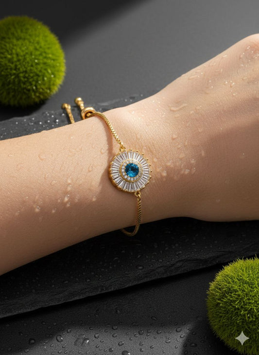 Zircon Studded Adjustable Bangle S2