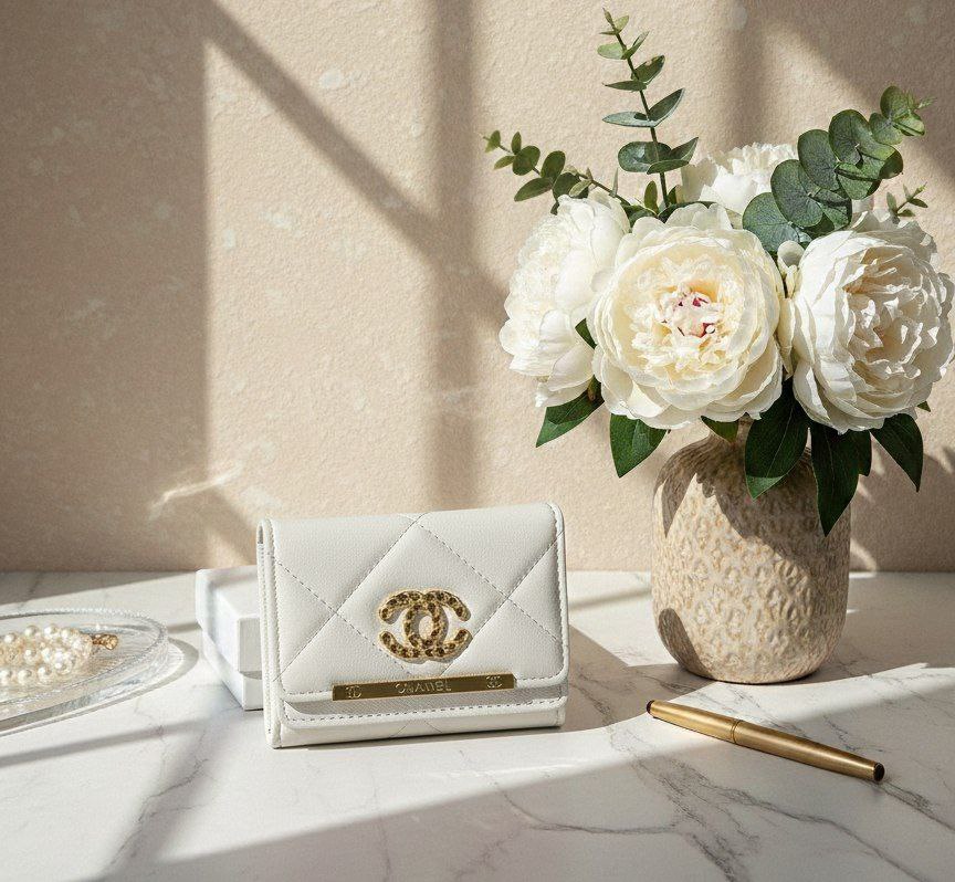 CHANEL Leather Wallet – Model R225   S1