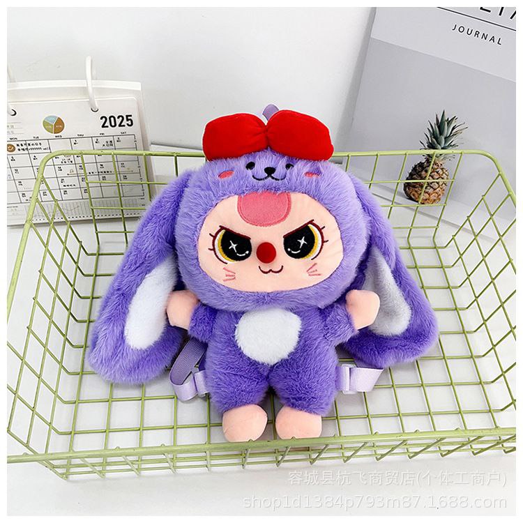 Labubu Kids Fur Crossbody & Backpack – Code 3-127   S1