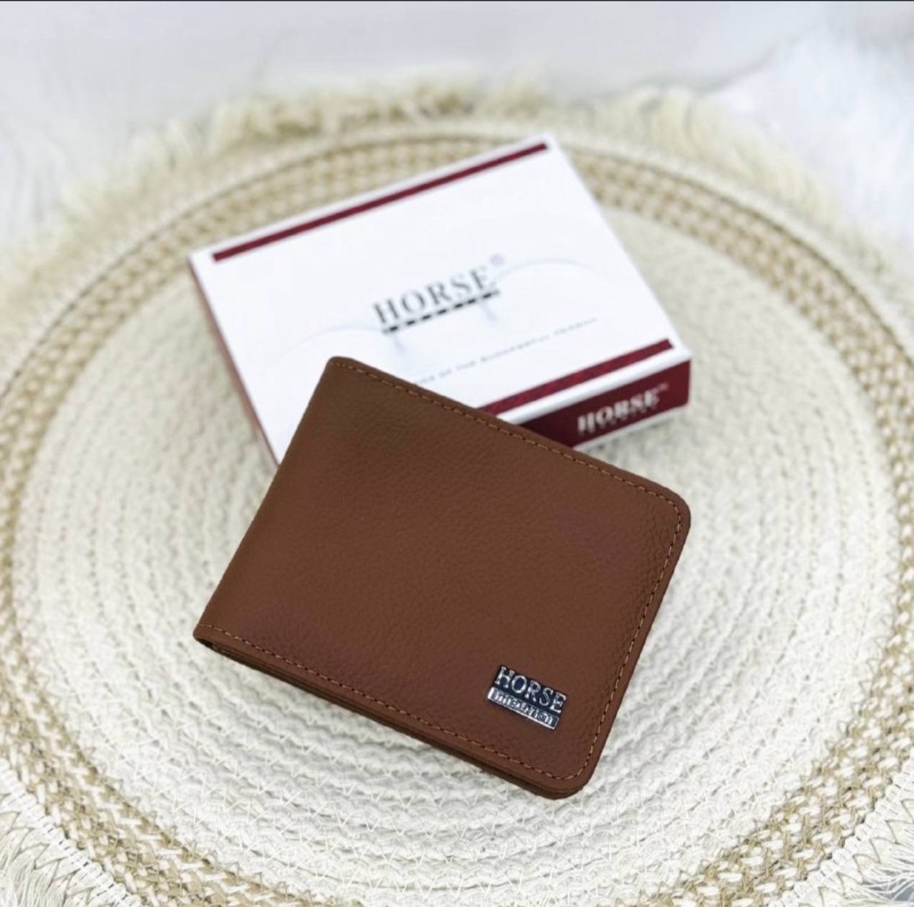 Men’s Genuine Leather Wallet HORSE Brand – Mk4    S1