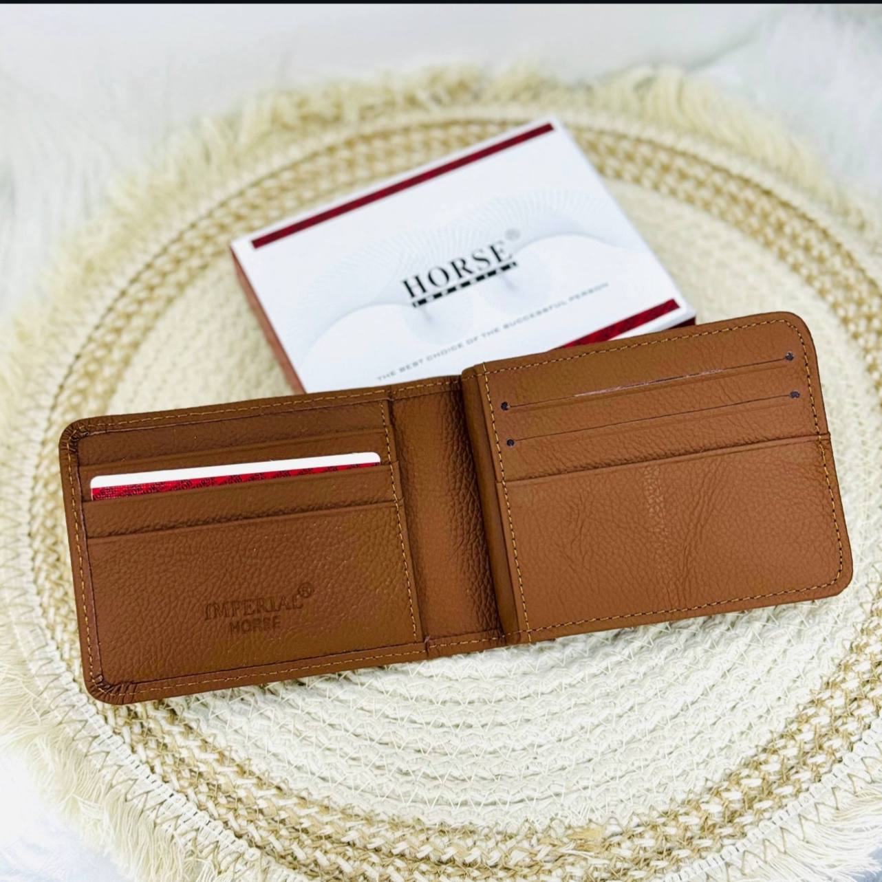 Men’s Genuine Leather Wallet HORSE Brand – Mk4    S1