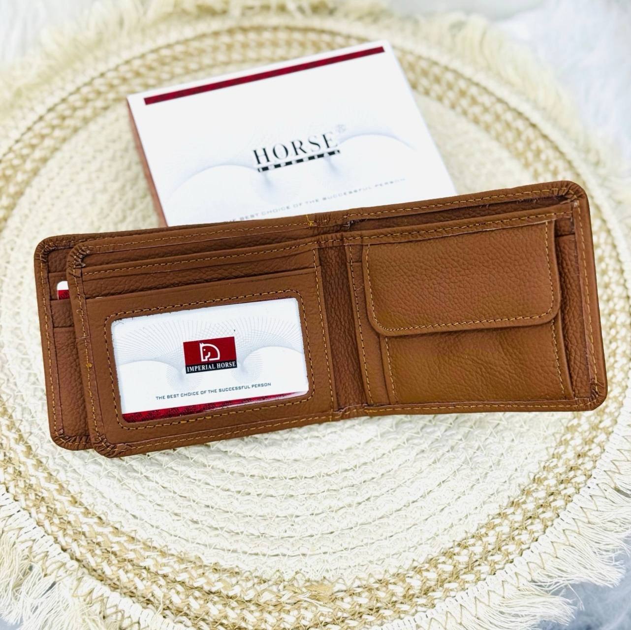 Men’s Genuine Leather Wallet HORSE Brand – Mk4    S1