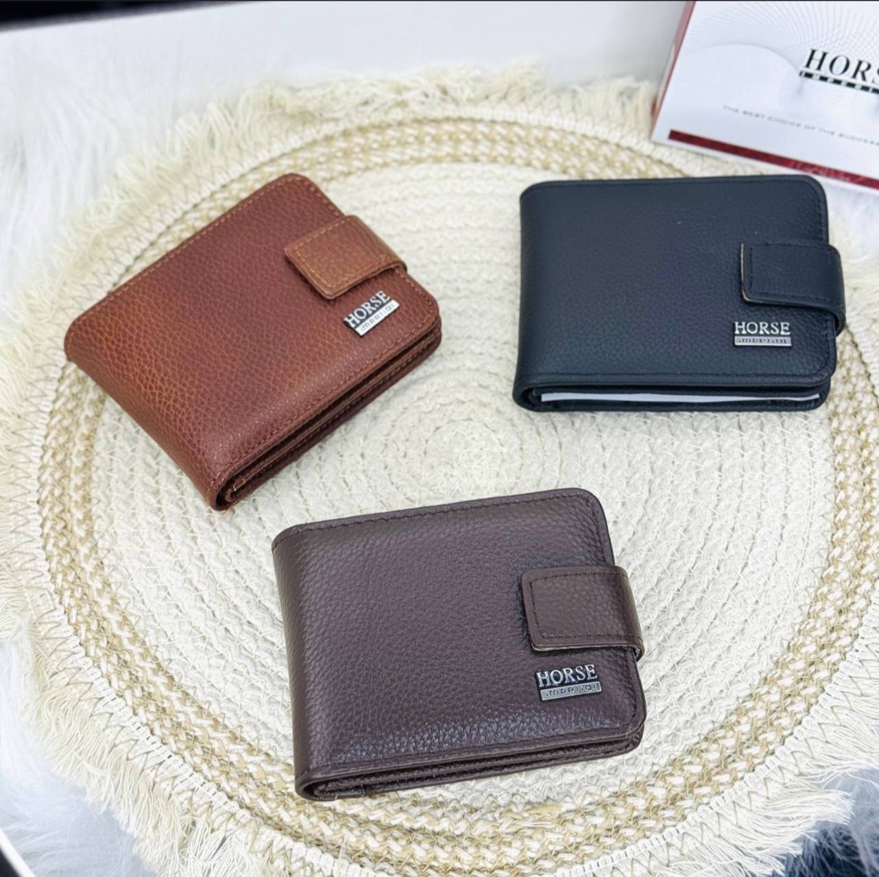 Men’s Genuine Leather Wallet HORSE – Mk4    S1
