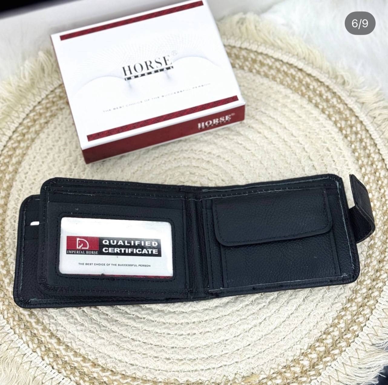 Men’s Genuine Leather Wallet HORSE – Mk4    S1