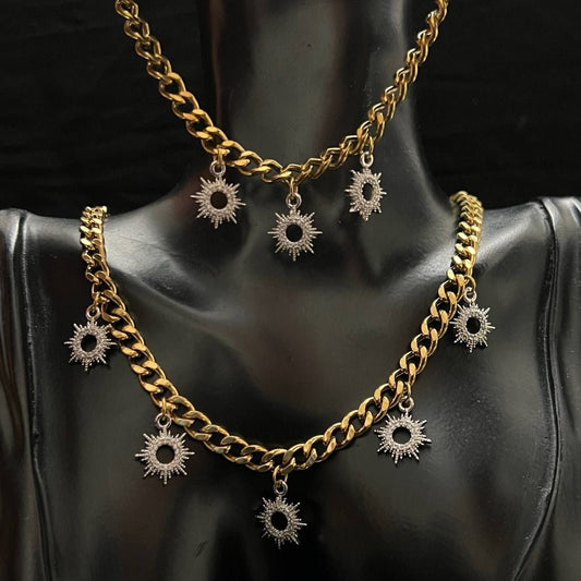 Pure Stainless Steel Jewelry Set 316    S1