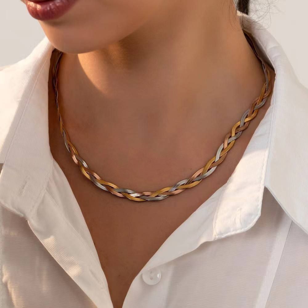Cuban Snake Chain Necklace – Pure Stainless Steel 316     S1